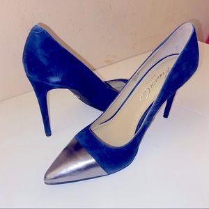 Kenneth Cole Blue Suede Shoes